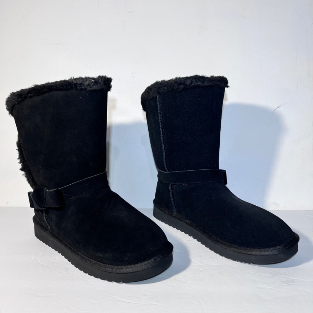 Koolaburra by UGG Arlena Suede Bow Short Boots - Picture 2 of 6